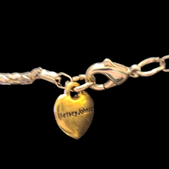 Betsey Johnson Eye of Fatima Necklace 26" L10 - Picture 3 of 3